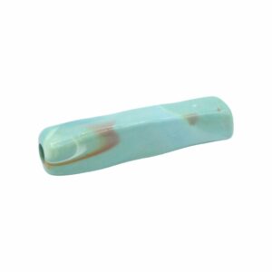 Rectangle Wave Bead - 80 x 18mm - Light Blue