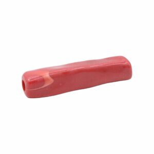 Rectangle Wave Bead - 80 x 18mm - Red