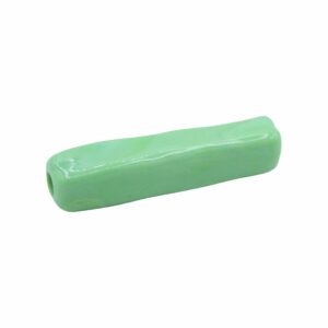 Rectangle Wave Bead - 80 x 18mm - Green