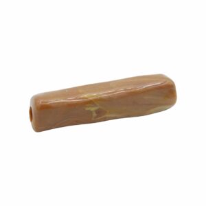 Rectangle Wave Bead - 80 x 18mm - Brown