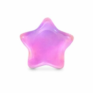 Star Cabochon - 8mm - Dark Pink Opal