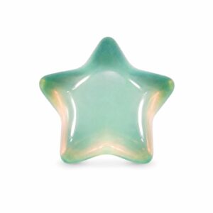 Star Cabochon - 8mm - Green Opal