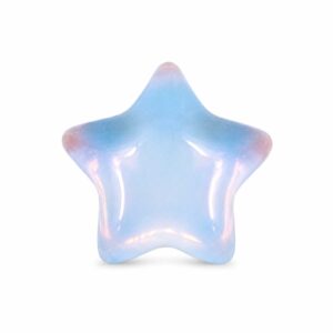 Star Cabochon - 8mm - Light Pink Opal