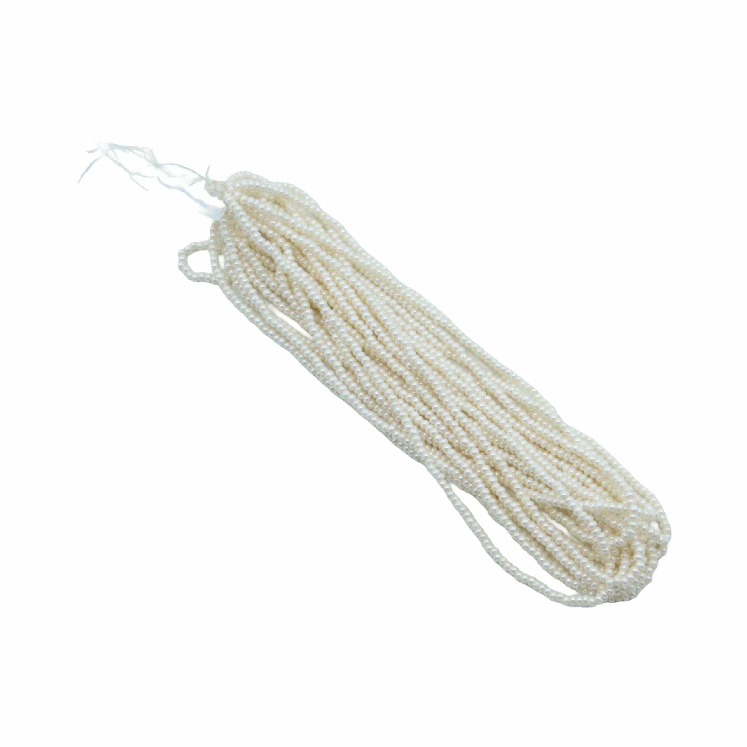 Seed Bead Hank - 11/0 - Preciosa - Lt Eggshell - 19 grams