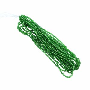 Seed Bead Hank - 11/0 - Preciosa - Medium Green Silverlined - 18.5 grams