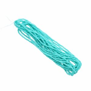 Seed Bead Hank - 11/0 - Preciosa - Opaque Green Dyed Terra - 19.5 grams
