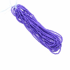Seed Bead Hank - 11/0 - Preciosa - Opaque Violet Dyed Terra - 19 grams