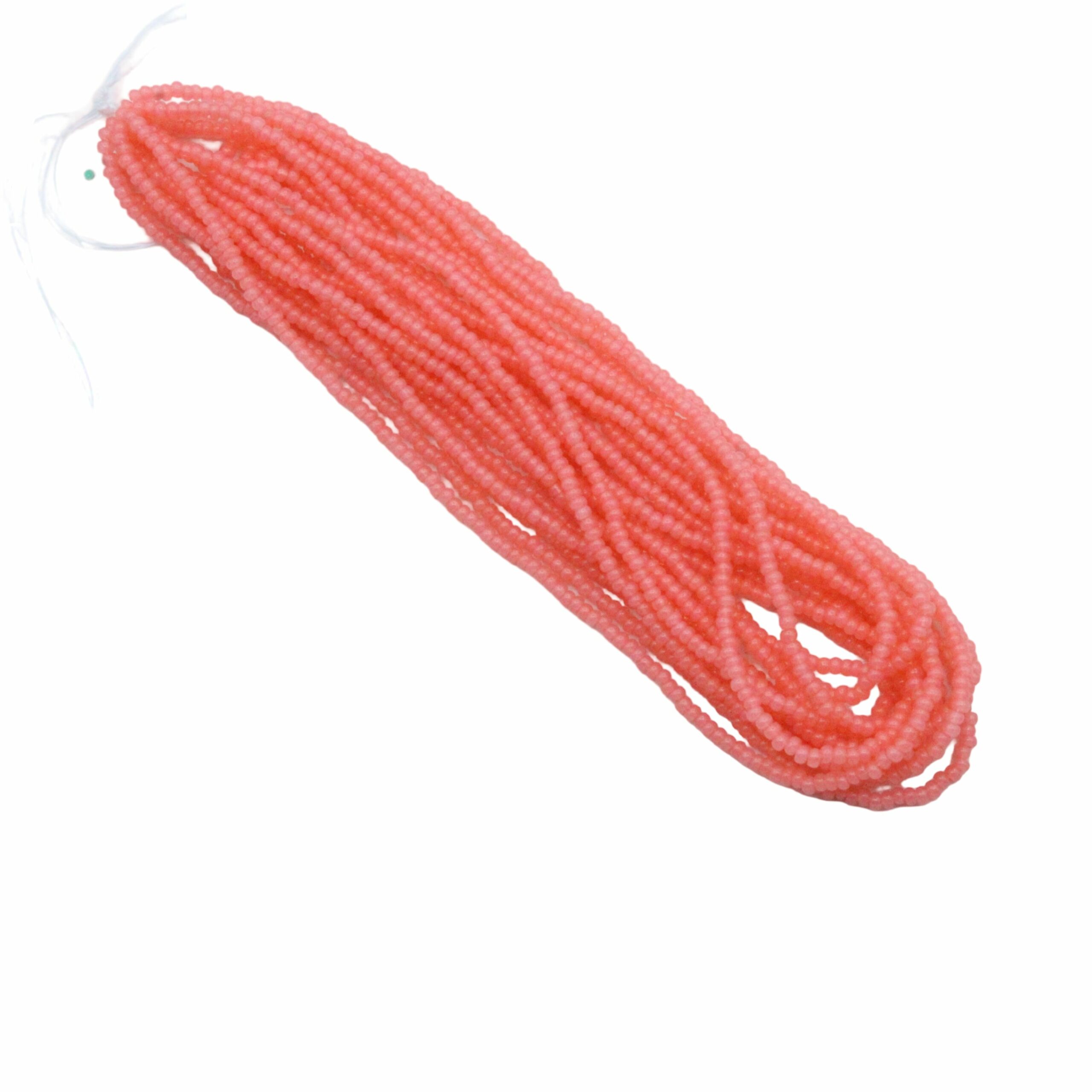 Seed Bead Hank - 11/0 - Preciosa - Salmon Opal Solgel - 17.5 grams