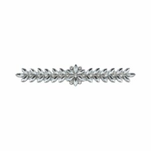 Crystal Applique - Heat Fix - 21cm - Crystal / Silver