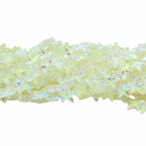 Starfish Bead - 15mm - 70cm Strand - Jonquil AB