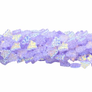 Christmas Tree Bead - 15mm - 78cm Strand - Violet AB