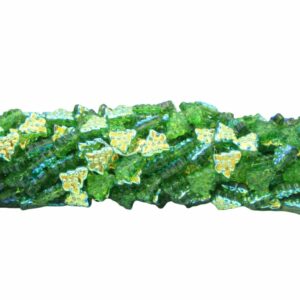 Christmas Tree Bead - 15mm - 78cm Strand - Light Emerald AB