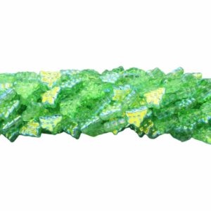 Christmas Tree Bead - 15mm - 78cm Strand - Peridot AB