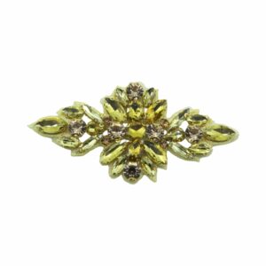 Crystal Applique - 95mm - Citrine