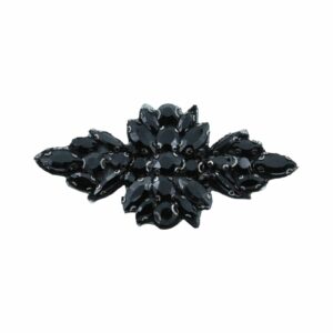 Crystal Applique - 95mm - Jet
