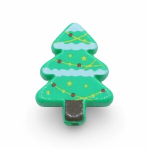 Christmas Tree Bead - 26mm - Green
