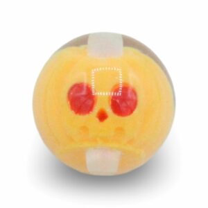 Pumpkin Beads - Pearlescent - Round - Red Eyes - 16mm