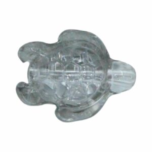 Turtle Bead - 18mm - Black Diamond