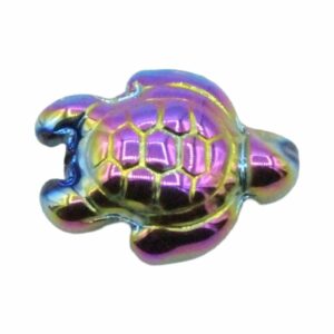 Turtle Bead - 18mm - Jais Scarabe