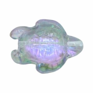 Turtle Bead - 18mm - Vitrail Light