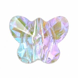 Crystal Butterfly Beads – 10mm - Vitrail Light
