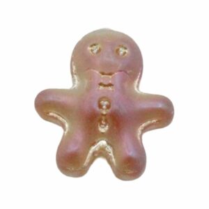 Gingerbread Man Bead - 15mm - Copper