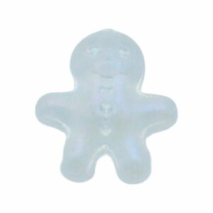 Gingerbread Man Bead - 15mm - AB