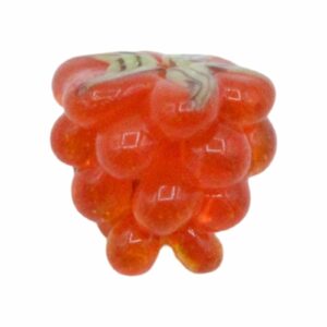 Grape Glass Beads - Glazed - 12mm - Orange
