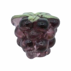 Grape Glass Beads - Glazed - 12mm - Purple