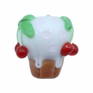 Cupcake Glass Beads – Lampwork – 15mm