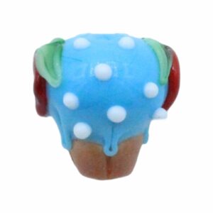 Cupcake Glass Beads – Lampwork – 15mm