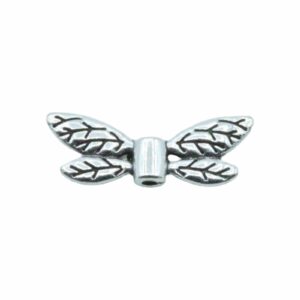 Dragonfly Wing Bead - 23mm - Ant Silver