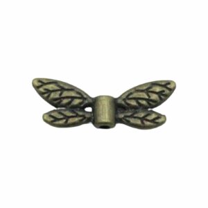 Dragonfly Wing Bead - 23mm - Brass
