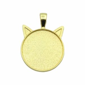 Cat Setting / Pendant - 29mm - Gold