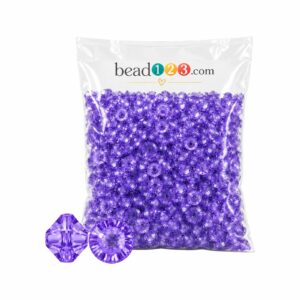 Rondelle Spacer Bead – 6mm – 250 Grams - 4700 Pieces - Tanzanite