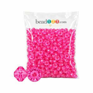 Rondelle Spacer Bead – 6mm – 250 Grams - 4700 Pieces - Rose