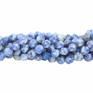 8mm Faceted Bead - Diamond Cut - Sodalite - 38cm Strand