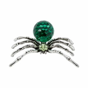 Spider Pendant with Swarovski Crystal – 51mm - Emerald