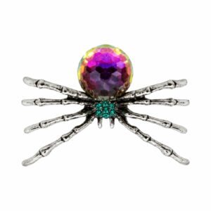 Spider Pendant with Swarovski Crystal – 51mm - Vitrail Medium