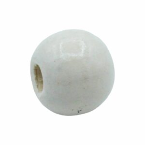 Wood Bead - 14mm - Ivory